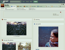 Tablet Screenshot of nerlie.deviantart.com