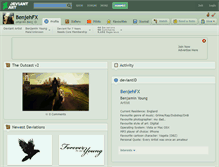 Tablet Screenshot of benjehfx.deviantart.com