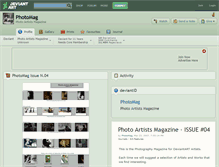 Tablet Screenshot of photomag.deviantart.com