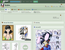 Tablet Screenshot of ishanee.deviantart.com