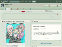 Tablet Screenshot of chibiallenx.deviantart.com