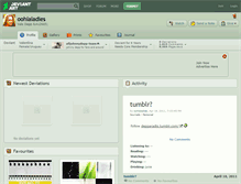 Tablet Screenshot of oohlaladies.deviantart.com