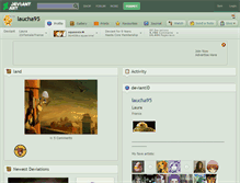 Tablet Screenshot of laucha95.deviantart.com