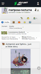 Mobile Screenshot of mariposa-nocturna.deviantart.com