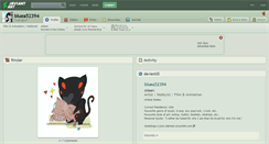 Desktop Screenshot of bluea52394.deviantart.com