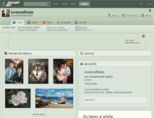 Tablet Screenshot of kweenofklubs.deviantart.com