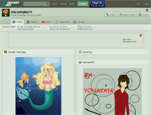 Tablet Screenshot of ma-yonaka14.deviantart.com