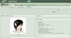 Desktop Screenshot of eqwolf.deviantart.com