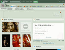 Tablet Screenshot of fberk.deviantart.com