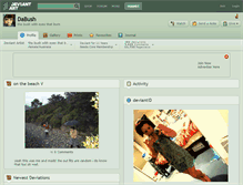 Tablet Screenshot of dabush.deviantart.com