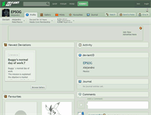 Tablet Screenshot of epsog.deviantart.com