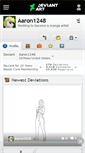 Mobile Screenshot of aaron1248.deviantart.com