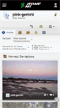Mobile Screenshot of pink-gemini.deviantart.com