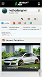 Mobile Screenshot of nethodesigner.deviantart.com