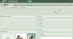 Desktop Screenshot of grafek.deviantart.com