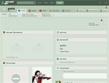 Tablet Screenshot of grafek.deviantart.com