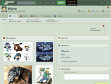 Tablet Screenshot of effarion.deviantart.com