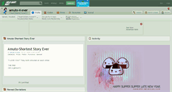 Desktop Screenshot of amuto-4-ever.deviantart.com
