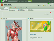 Tablet Screenshot of naoko-nano.deviantart.com