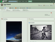 Tablet Screenshot of lazy-lizzard.deviantart.com