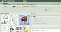 Desktop Screenshot of foxysquid.deviantart.com