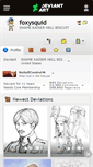 Mobile Screenshot of foxysquid.deviantart.com