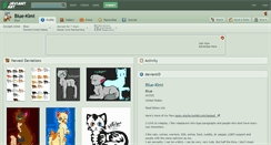 Desktop Screenshot of blue-kimi.deviantart.com