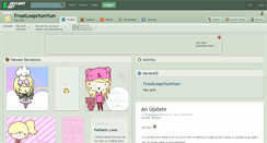 Desktop Screenshot of frootloopsyumyum.deviantart.com