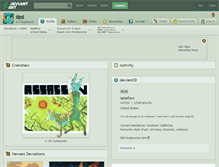 Tablet Screenshot of iibii.deviantart.com