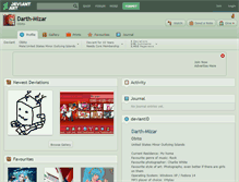Tablet Screenshot of darth-mizar.deviantart.com