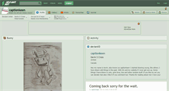 Desktop Screenshot of captionkeen.deviantart.com