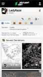 Mobile Screenshot of ladyraze.deviantart.com