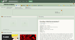 Desktop Screenshot of nikkillerantabaka.deviantart.com