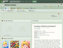 Tablet Screenshot of nikkillerantabaka.deviantart.com