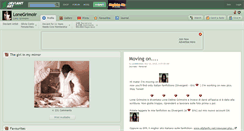 Desktop Screenshot of lonegrimoir.deviantart.com