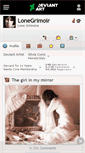 Mobile Screenshot of lonegrimoir.deviantart.com