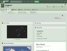 Tablet Screenshot of islingt0ner.deviantart.com