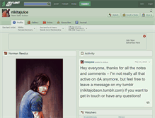 Tablet Screenshot of nikitajuice.deviantart.com