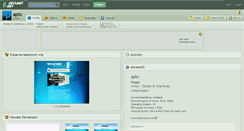 Desktop Screenshot of aplix.deviantart.com