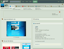 Tablet Screenshot of aplix.deviantart.com