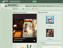 Tablet Screenshot of ideatestudio.deviantart.com