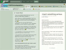 Tablet Screenshot of chibipointadoptable.deviantart.com