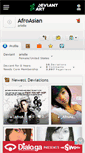 Mobile Screenshot of afroasian.deviantart.com