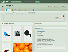 Tablet Screenshot of deathgag101.deviantart.com