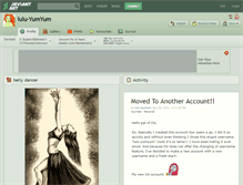Tablet Screenshot of lulu-yumyum.deviantart.com
