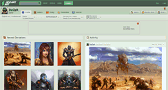 Desktop Screenshot of deizer.deviantart.com