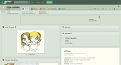Desktop Screenshot of ninja-cupcake.deviantart.com