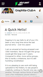 Mobile Screenshot of graphite-club.deviantart.com