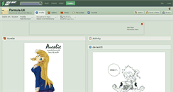 Desktop Screenshot of formula-uk.deviantart.com