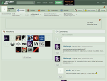 Tablet Screenshot of ecnkr.deviantart.com